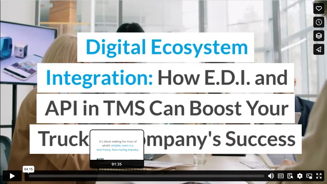 Digital Ecosystem Integration: How EDI and API in TMS Can Boost Your Trucking Company’s Success