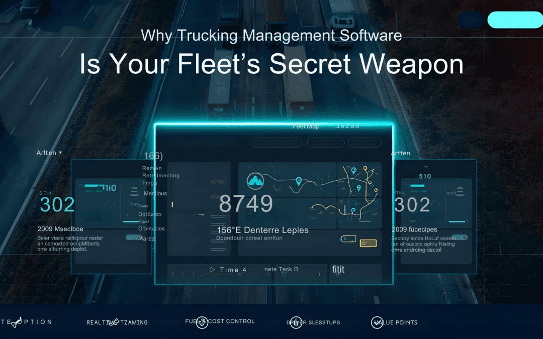 Why Trucking Management Software Is Your Fleet’s Secret Weapon